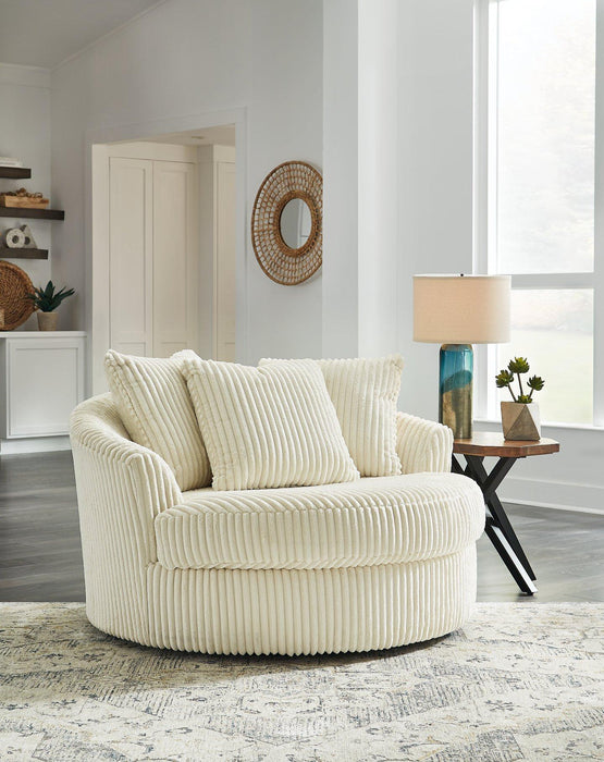 Lindyn Oversized Swivel Accent Chair - MR ZEE FURNITURE