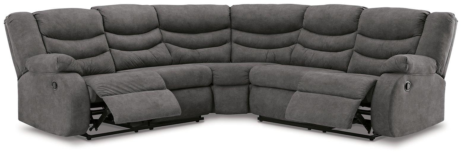 Partymate 2-Piece Reclining Sectional - MR ZEE FURNITURE