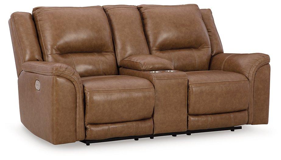 Trasimeno Power Reclining Loveseat with Console - MR ZEE FURNITURE