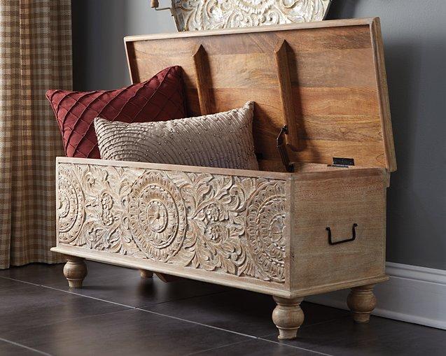 Fossil Ridge Storage Bench - MR ZEE FURNITURE