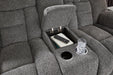 Foreside Reclining Loveseat with Console - MR ZEE FURNITURE