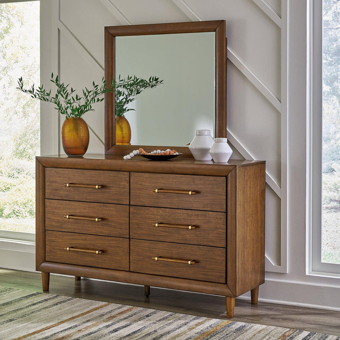 Lyncott Dresser and Mirror - MR ZEE FURNITURE