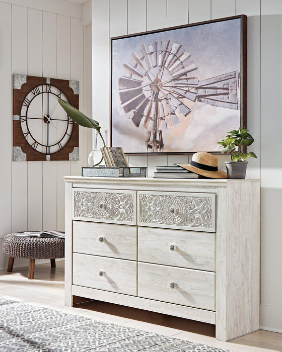 Paxberry Dresser and Mirror - MR ZEE FURNITURE