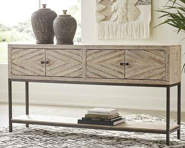 Roanley Sofa/Console Table - MR ZEE FURNITURE