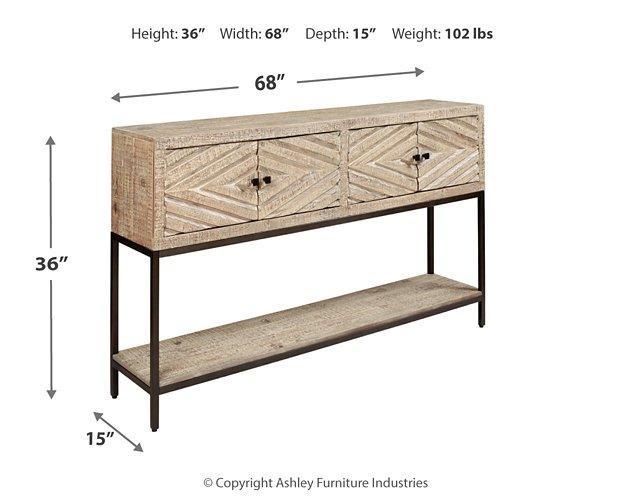 Roanley Sofa/Console Table - MR ZEE FURNITURE