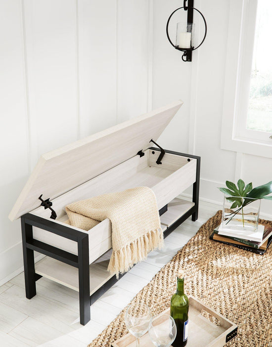 Rhyson Storage Bench - MR ZEE FURNITURE