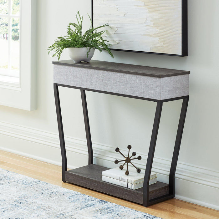 Sethlen Console Sofa Table with Speaker - MR ZEE FURNITURE