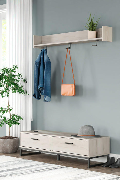 Socalle Bench with Coat Rack - MR ZEE FURNITURE