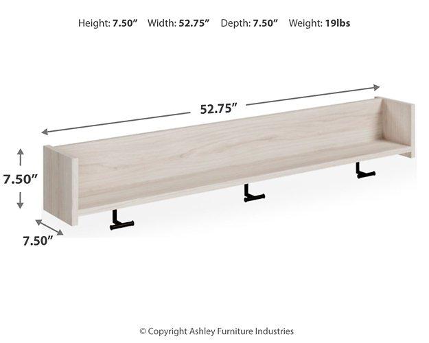 Socalle Wall Mounted Coat Rack with Shelf - MR ZEE FURNITURE