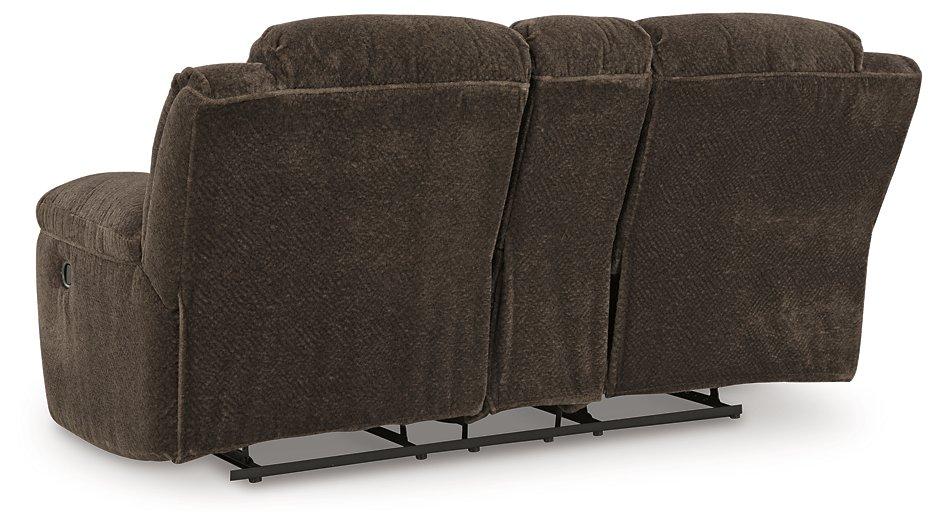 Frohn Reclining Loveseat with Console - MR ZEE FURNITURE