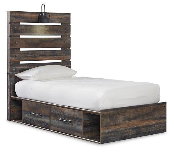 Drystan Bed with 4 Storage Drawers - MR ZEE FURNITURE