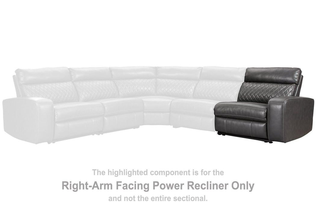 Samperstone Power Reclining Sectional - MR ZEE FURNITURE