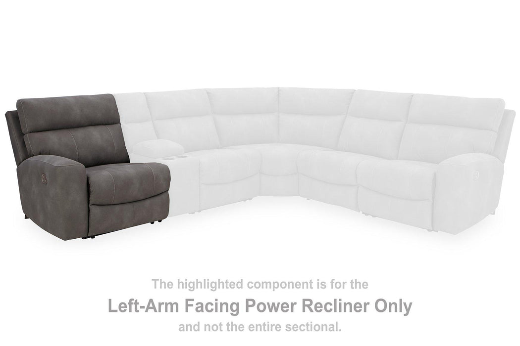 Next-Gen DuraPella Power Reclining Sectional Loveseat with Console - MR ZEE FURNITURE