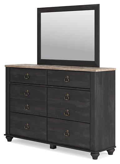 Nanforth Dresser and Mirror - MR ZEE FURNITURE