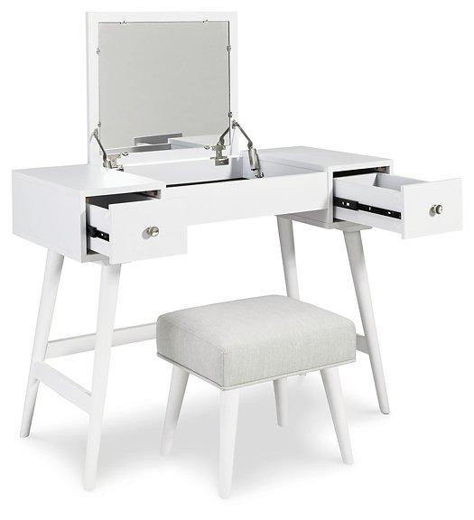 Thadamere Vanity with Stool - MR ZEE FURNITURE