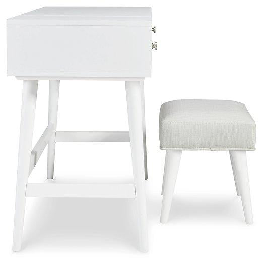 Thadamere Vanity with Stool - MR ZEE FURNITURE