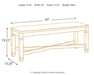 Tyler Creek Dining Bench - MR ZEE FURNITURE