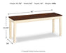 Whitesburg Dining Bench - MR ZEE FURNITURE