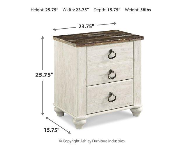 Willowton Nightstand - MR ZEE FURNITURE