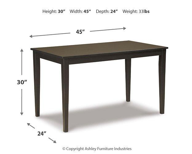 Kimonte Dining Table - MR ZEE FURNITURE