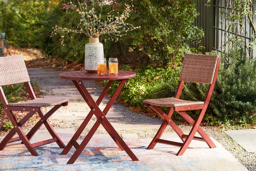 Safari Peak Outdoor Table and Chairs (Set of 3) - MR ZEE FURNITURE