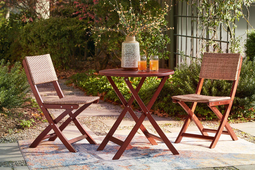 Safari Peak Outdoor Table and Chairs (Set of 3) - MR ZEE FURNITURE