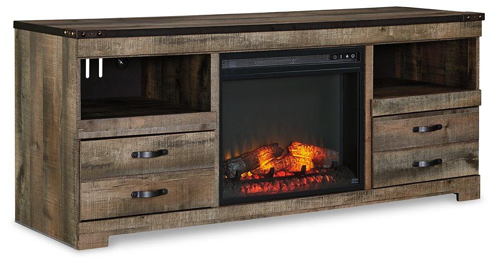 Trinell 63" TV Stand with Electric Fireplace - MR ZEE FURNITURE