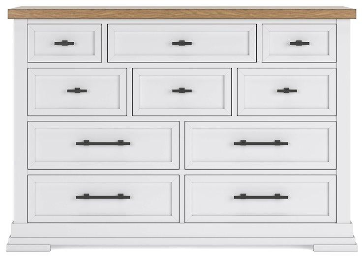 Ashbryn Dresser and Mirror - MR ZEE FURNITURE