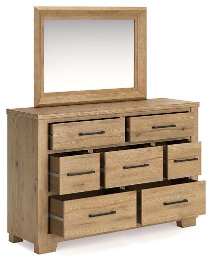 Galliden Dresser and Mirror - MR ZEE FURNITURE