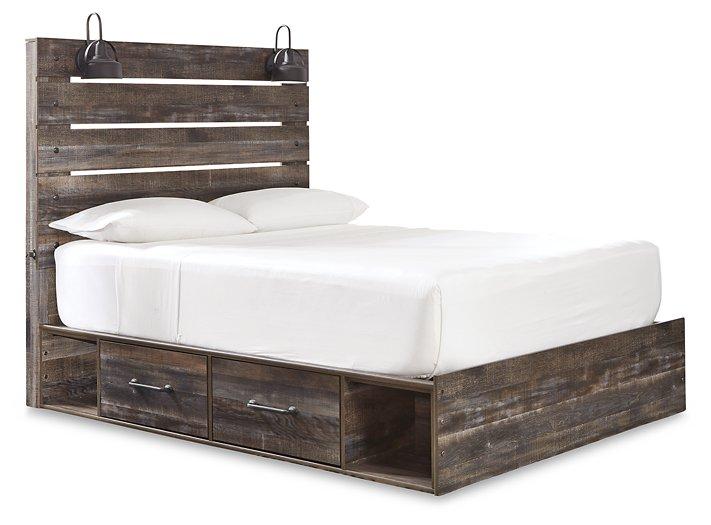 Drystan Bed with 4 Storage Drawers - MR ZEE FURNITURE