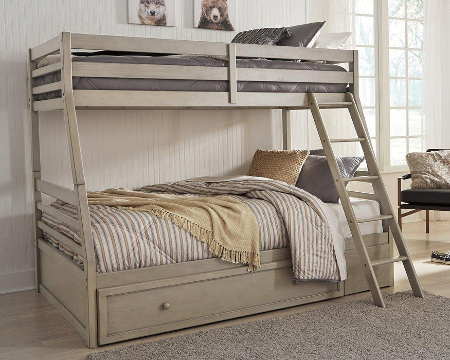 Lettner Youth Bunk Bed with 1 Large Storage Drawer - MR ZEE FURNITURE