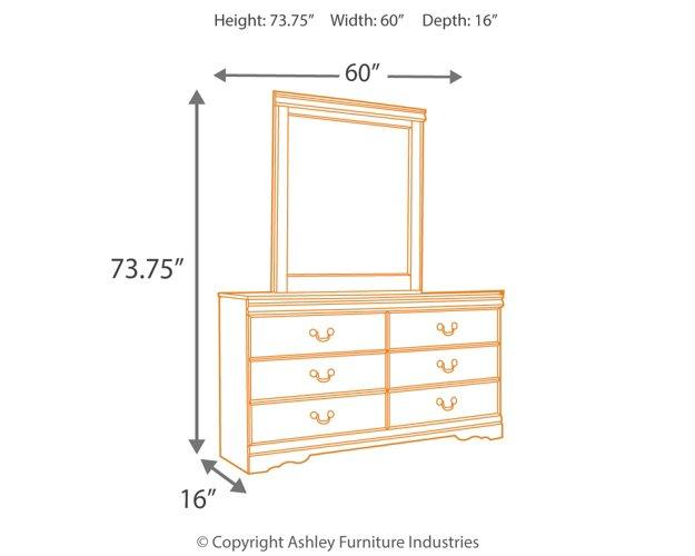 Huey Vineyard Dresser and Mirror - MR ZEE FURNITURE