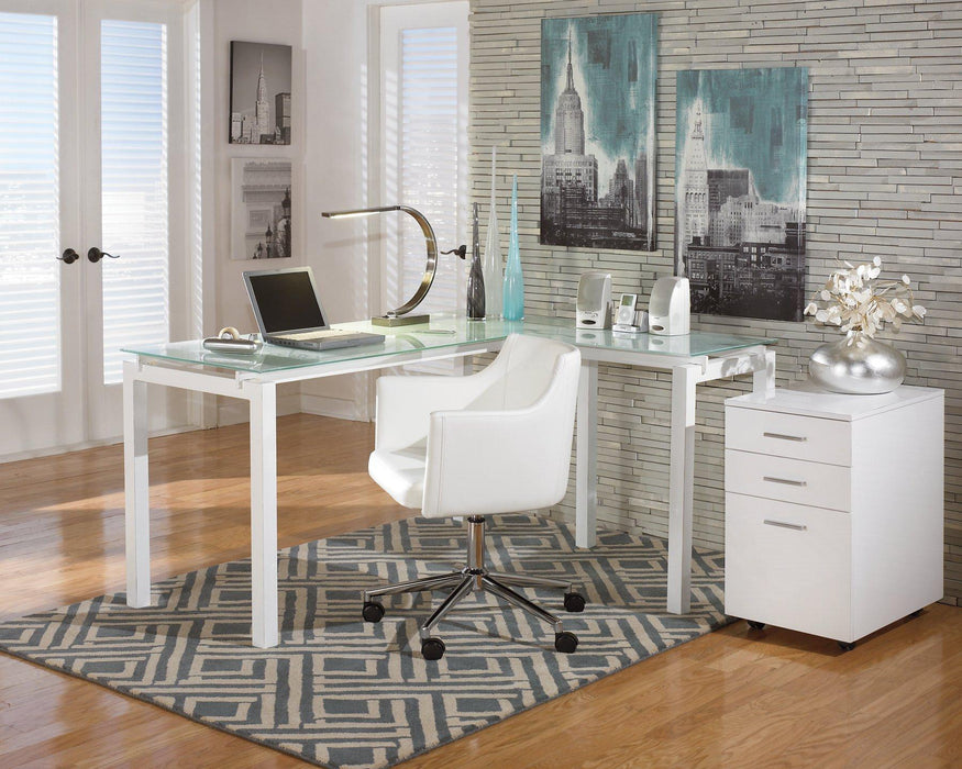 Baraga Home Office L-Desk - MR ZEE FURNITURE