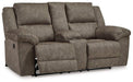 Laresview Reclining Loveseat with Console - MR ZEE FURNITURE