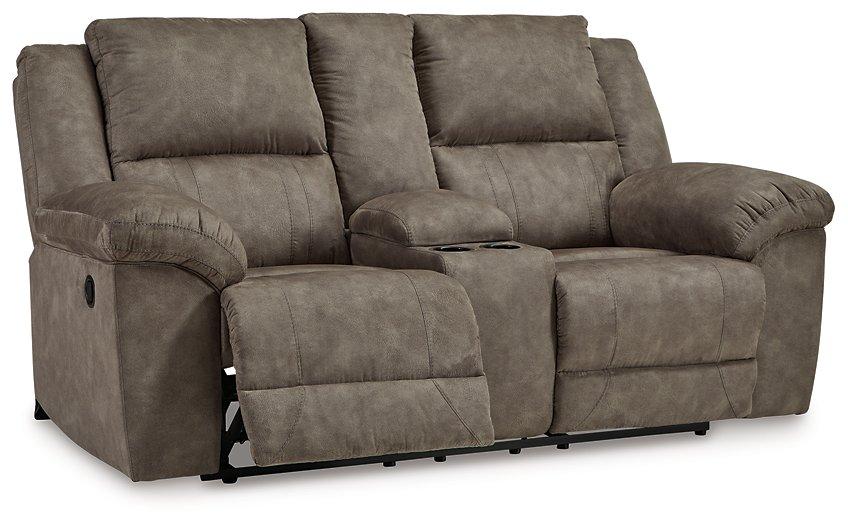 Laresview Reclining Loveseat with Console - MR ZEE FURNITURE