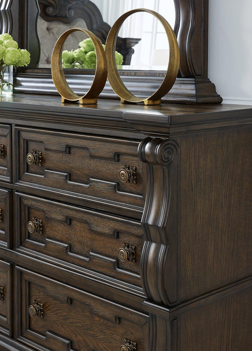 Maylee Dresser and Mirror - MR ZEE FURNITURE