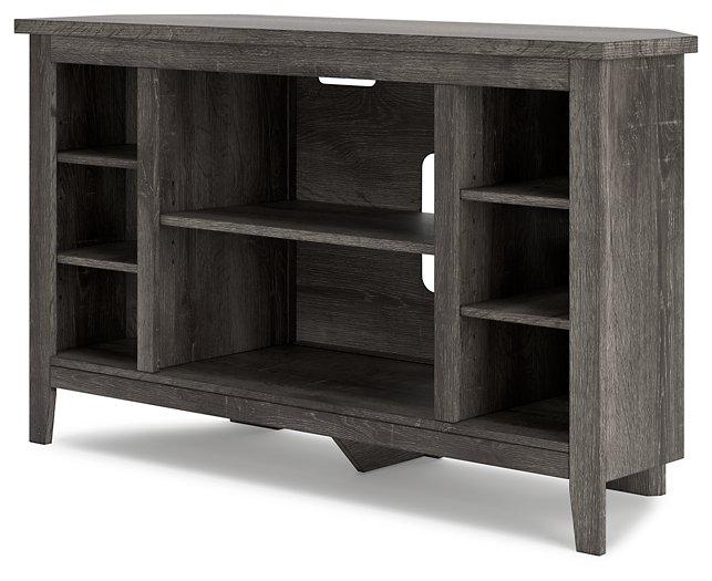 Arlenbry Corner TV Stand with Electric Fireplace - MR ZEE FURNITURE