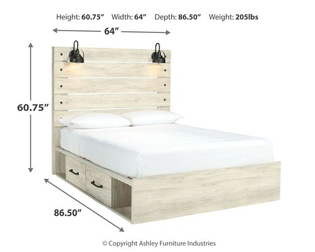 Cambeck Bed with 2 Storage Drawers - MR ZEE FURNITURE