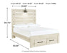 Cambeck Bed with 2 Storage Drawers - MR ZEE FURNITURE