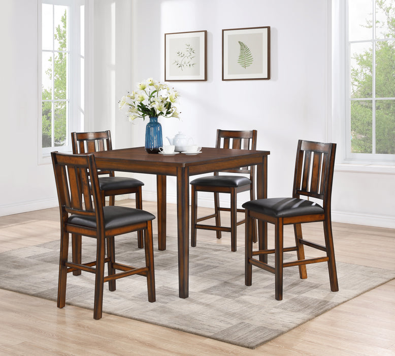 PUB TABLE AND 4 X PUB CHAIRS - D314-5 image