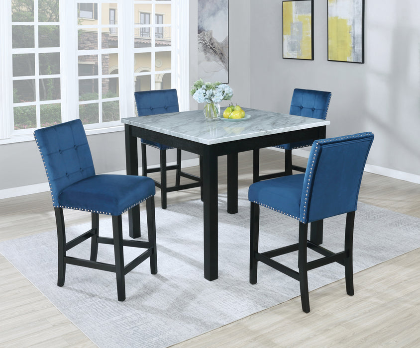 PUB TABLE AND 4 X PUB CHAIRS - D317-5 image