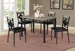 TABLE AND 4 X SIDE CHAIRS - D470-5 image