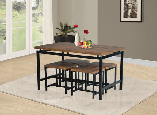 TABLE AND 4 X STOOLS - D950-5 image