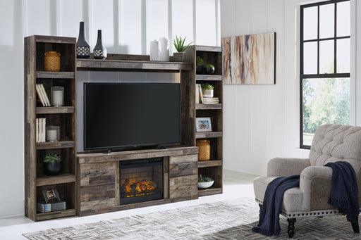 Derekson 4-Piece Entertainment Center with Electric Fireplace - MR ZEE FURNITURE