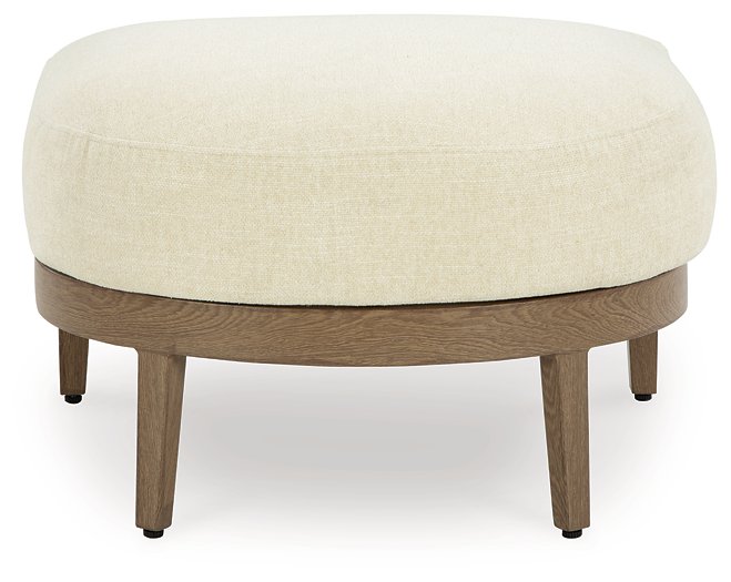 Serene Bay Outdoor Ottoman with Cushion - MR ZEE FURNITURE