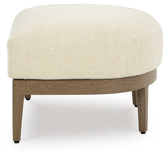 Serene Bay Outdoor Ottoman with Cushion - MR ZEE FURNITURE