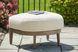 Serene Bay Outdoor Ottoman with Cushion - MR ZEE FURNITURE