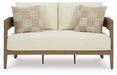 Serene Bay Outdoor Loveseat with Cushion - MR ZEE FURNITURE