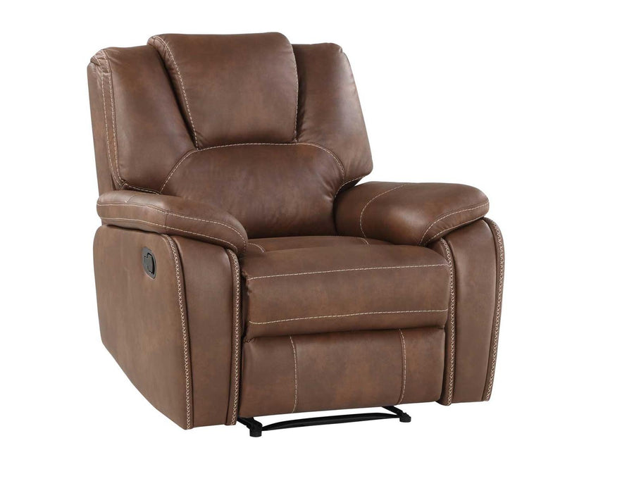 Steve Silver Katrine Manual Recliner in Chestnut Brown image