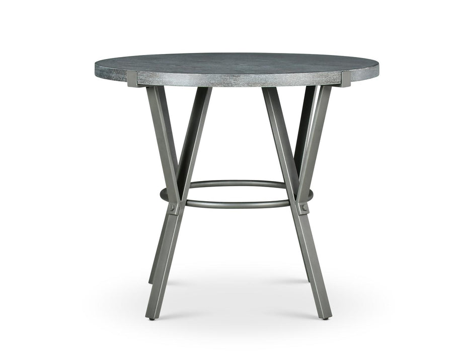 Steve Silver Portland Round Counter Table in Gray